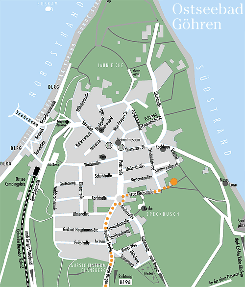 Anreise Insel R&uuml;gen - Ostseebad G&ouml;hren